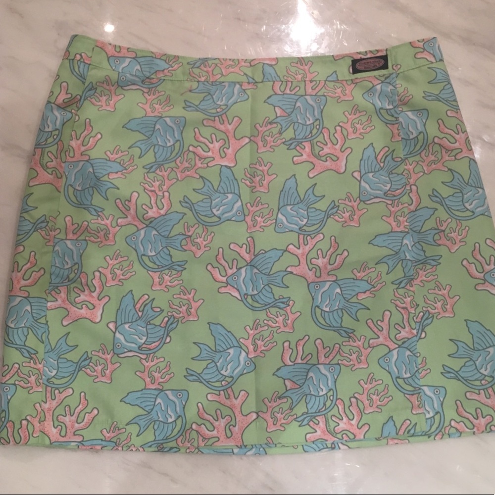 Vineyard Vines polyester wrap skirt